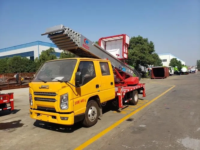 攀枝花附近云梯车出租 砂石搬运